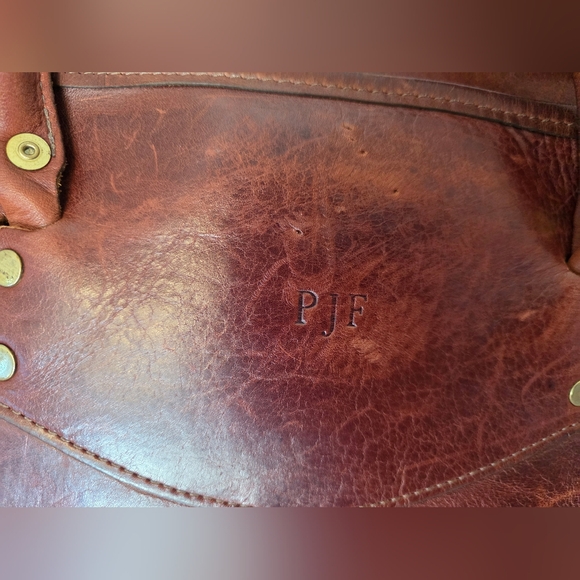 J.W. Hulme Leather Briefcase/Overnight Bag - Picture 7 of 16